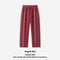 Heavy Fleece-lined Thickened Washed Straight-leg Trousers Men