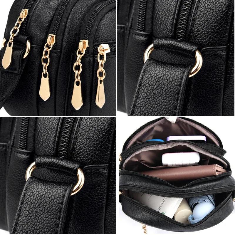 High Quality Soft Leather Purse Women's Shoulder Bag