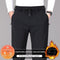 Business Men's Pants Autumn And Winter Elastic Waist Straight - Mechano