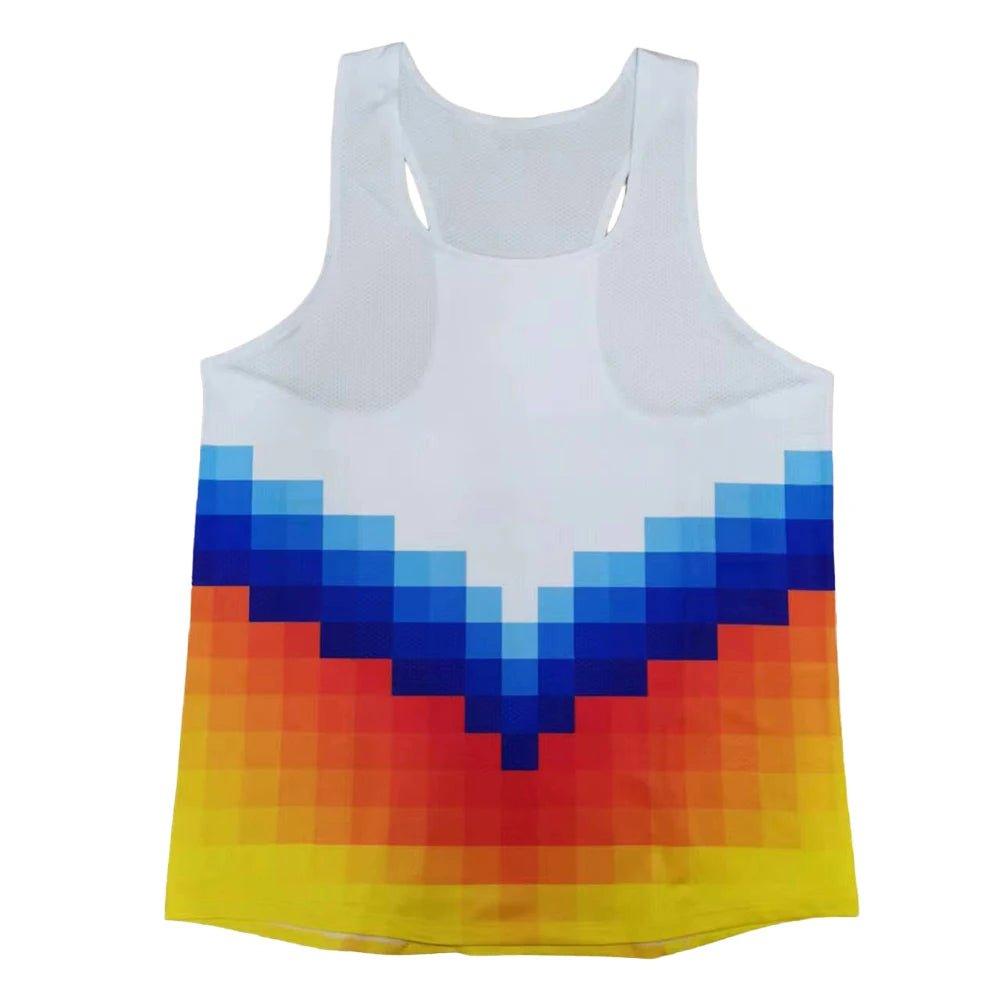 Athletics Tank Top Runnning Speed Sportswear Fitness Shirt Mens Clothing Guys Sleeveless Run Vest Athlete Track Field Singlet - Mechano