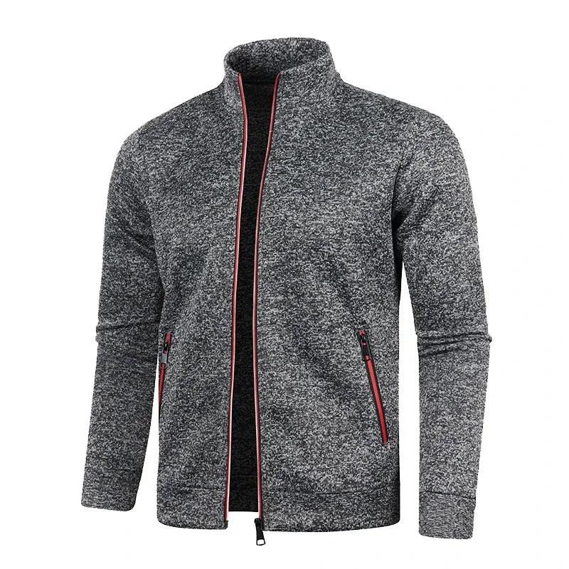 Autumn Stand Collar Zipper Jacket - Slim Running Wear