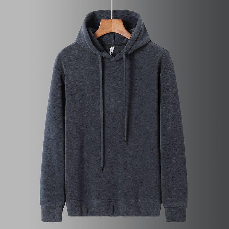 Hooded Sweater Same Autumn And Winter Solid Color - Mechano