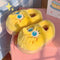 Cartoon Anime Spongebobs Kawaii Couples Slippers Keep Warm Home Winter Soft Bottom Cute Shoes Mens Women Lovers Shoes Xmas Gifts - Mechano