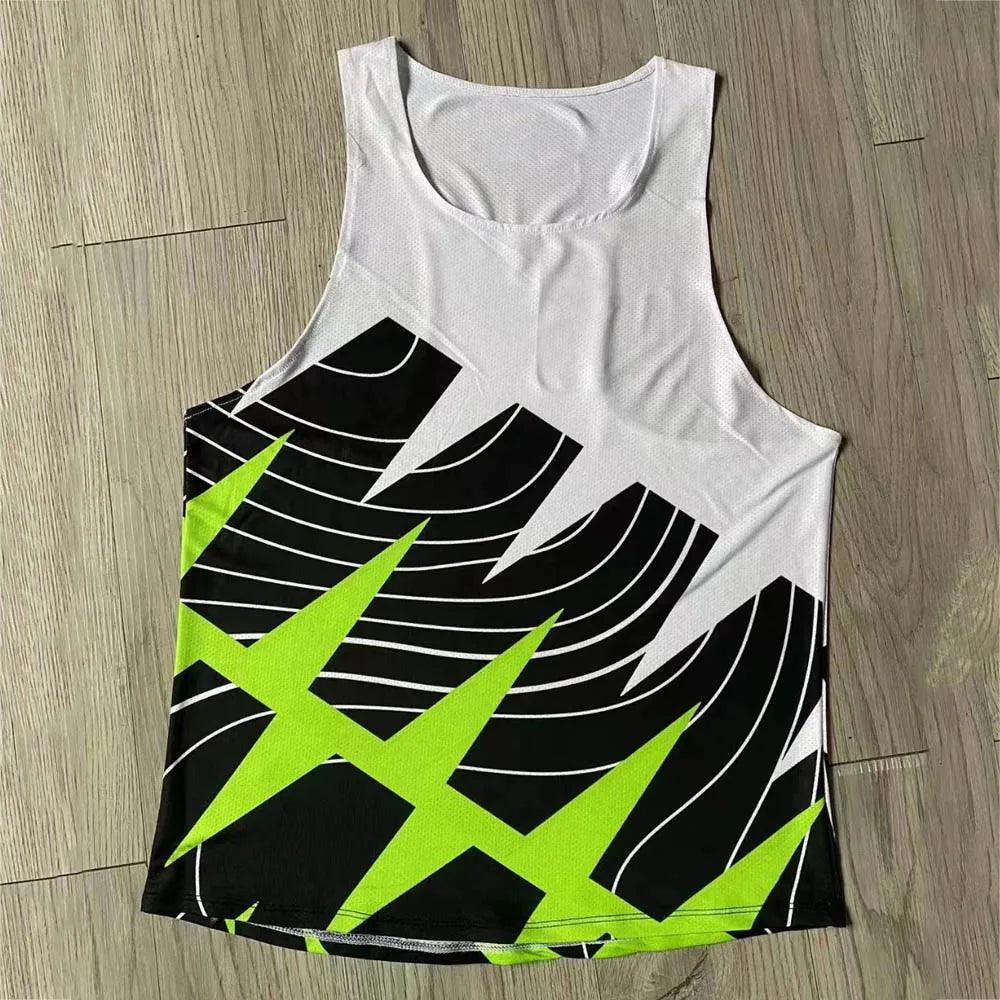 Running Vest Athletics Tank Top Runnning Speed Fitness Shirt Guys Sleeveless Mens Clothing Athlete Track Field Singlet Run Vest - Mechano