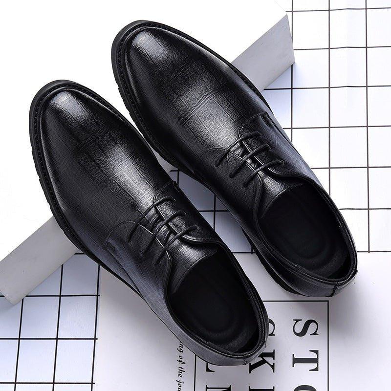 Genuine Leather Men's Formal Wear Plus Size Shoes - Mechano