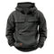 Half Zipper Men's Tactical Hoodie with Multi Pockets - Mechano