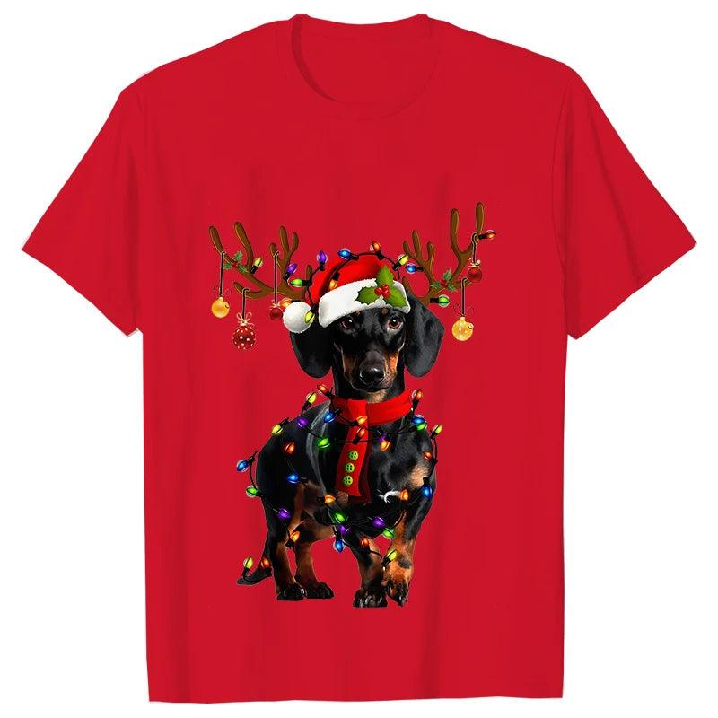 Dachshund Christmas Shirt - Xmas Weiner Dog T-shirt