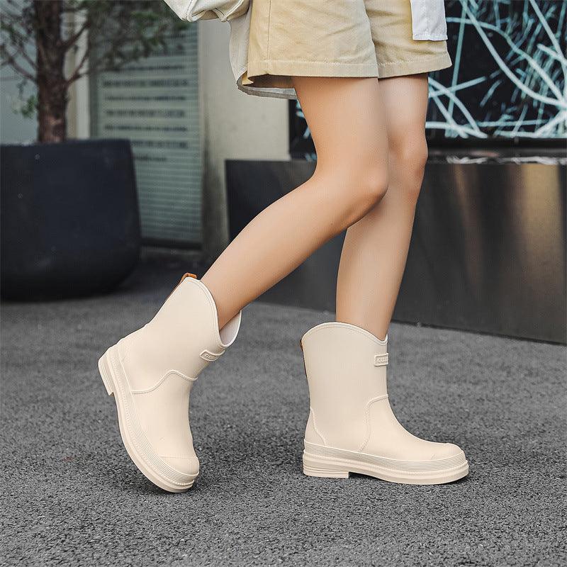 Fashionable Waterproof Shoes Rubber Boots