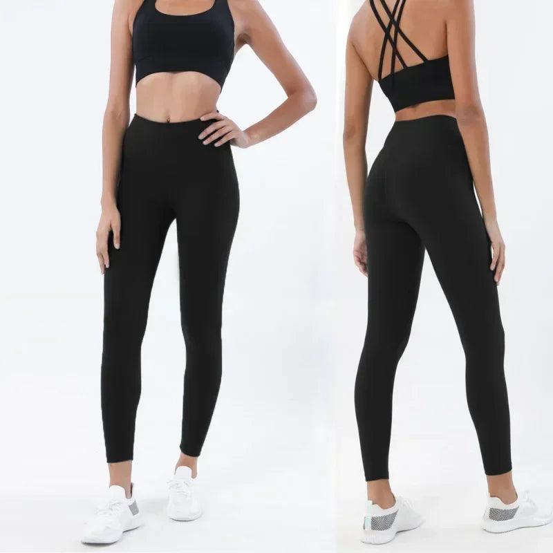 Sportswear Yoga Clothes Set Leggings and Tops Fitness Sports Suits Gym Clothing Bra Pants Sets Running Sport Outfit for Woman - Mechano