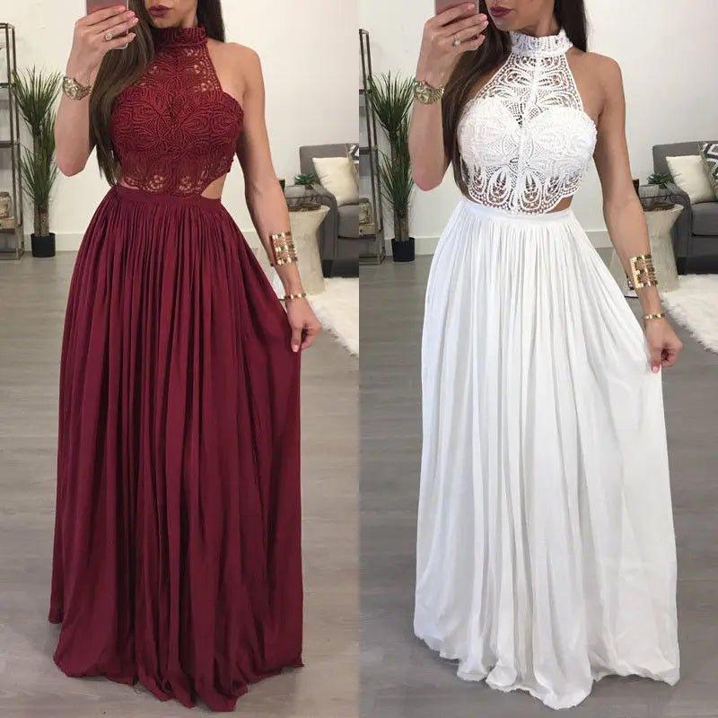 Hot Women Maxi Summer Long Evening Party Beach Dress - Mechano