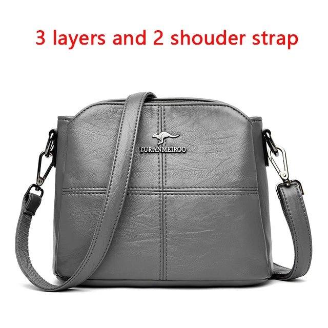 Women Fashion Tote Bag High Quality Soft Leather Ladies Handbags Female Small Shoulder Crossbody Bags for Ladies Sac Bolso - Mechano