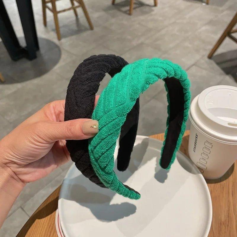 Korea Dongdaemun Sponge Hairpin Wide Headband - Stylish Hair Accessory - Mechano