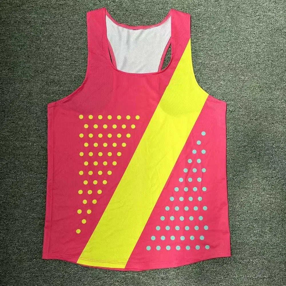 Brand Run Athletics Tank Top Runnning Speed Singlet Fitness Shirt Mens Clothing Guys Sleeveless Vest Athlete Track Field Singlet - Mechano