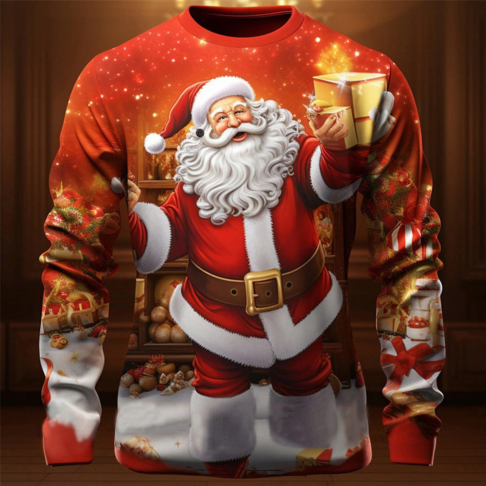 Christmas Halloween Fashion Round Neck Sweater