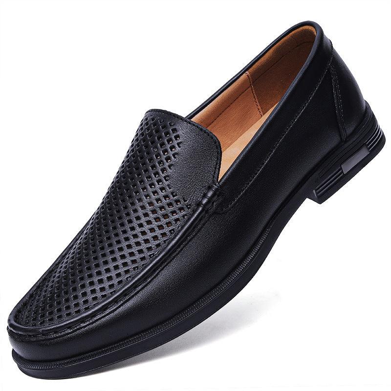 Authentic Leather Loafers Soft Shoes