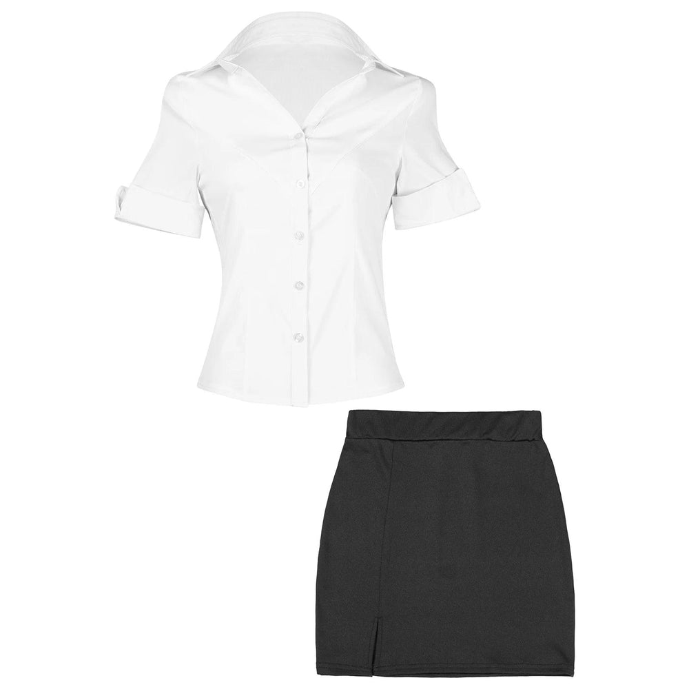 Hot Women's Office Secretary Cosplay Dress Costume - Mechano