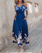 Fashion Shoulder - baring Printed Waist - controlled Long Dress - Mechano