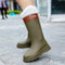 New High Tube Stylish Rain Boots Waterproof