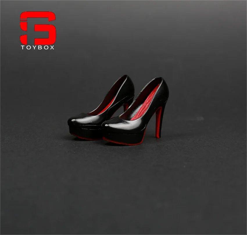 Fashion Girl High Heel Shoes for 1/6 Female Women Simulation Stiletto Court Shoes Model for 12