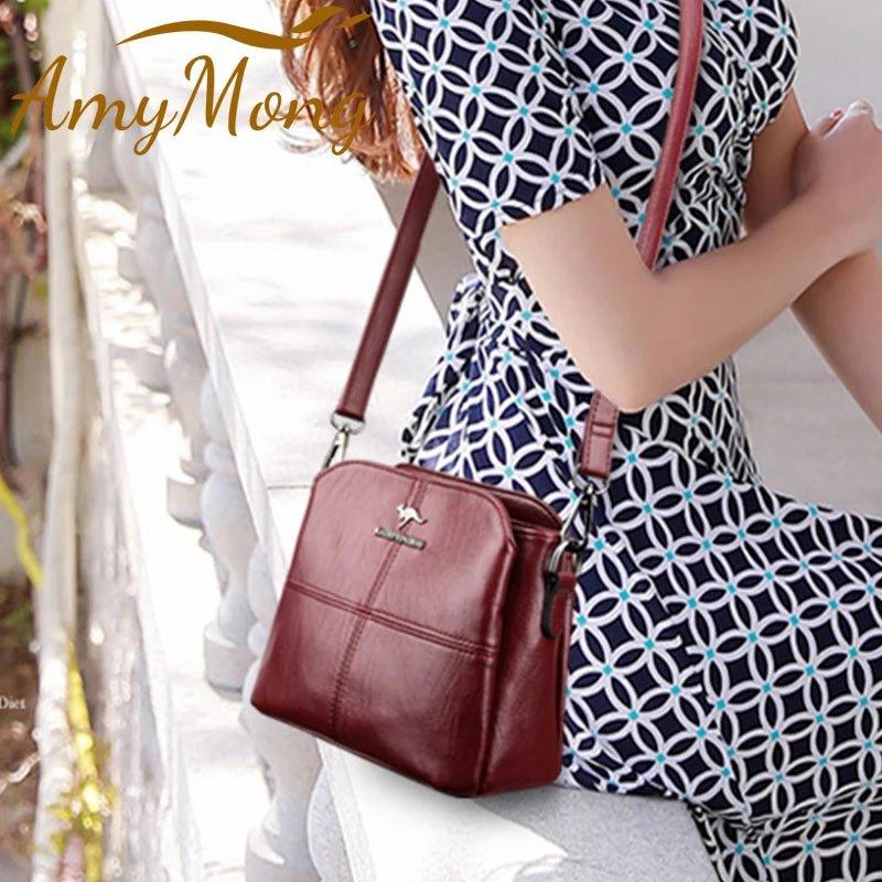 Women Fashion Tote Bag High Quality Soft Leather Ladies Handbags Female Small Shoulder Crossbody Bags for Ladies Sac Bolso - Mechano