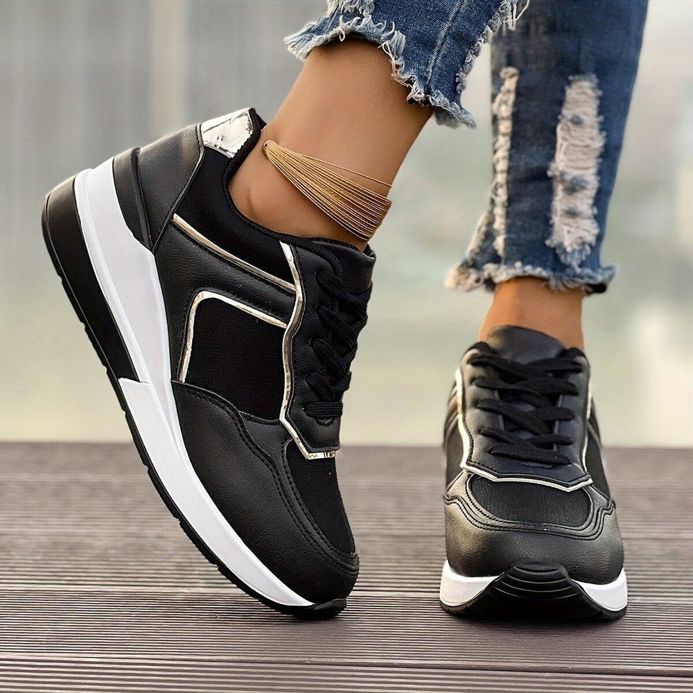 Fashion Wedge Platform Leisure Sports Women's Thin Shoes - Mechano