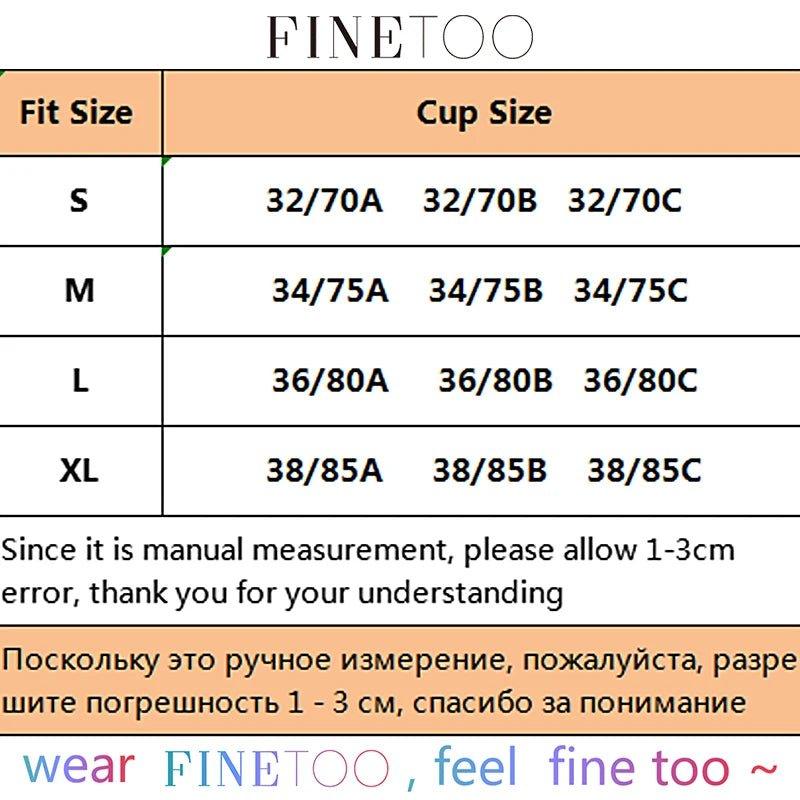 FINETOO Hollow Out Backless Bra For Ladies Front Closure Push Up Colorful Bralette Seamless Underwire Solid Thin Lingerie S - XL - Mechano