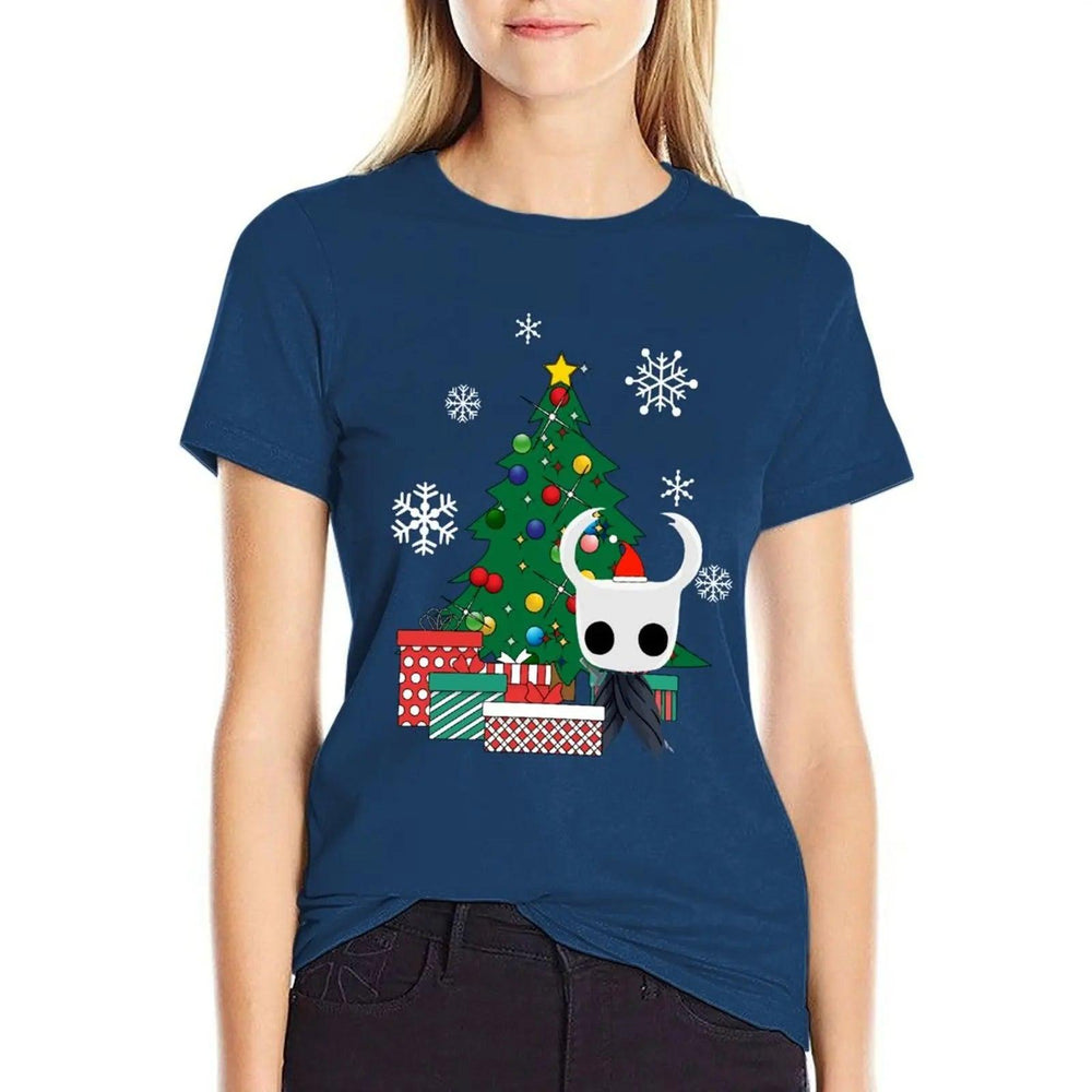 Hollow Knight Christmas Tree T-Shirt Cute Aesthetic Women’s Tee