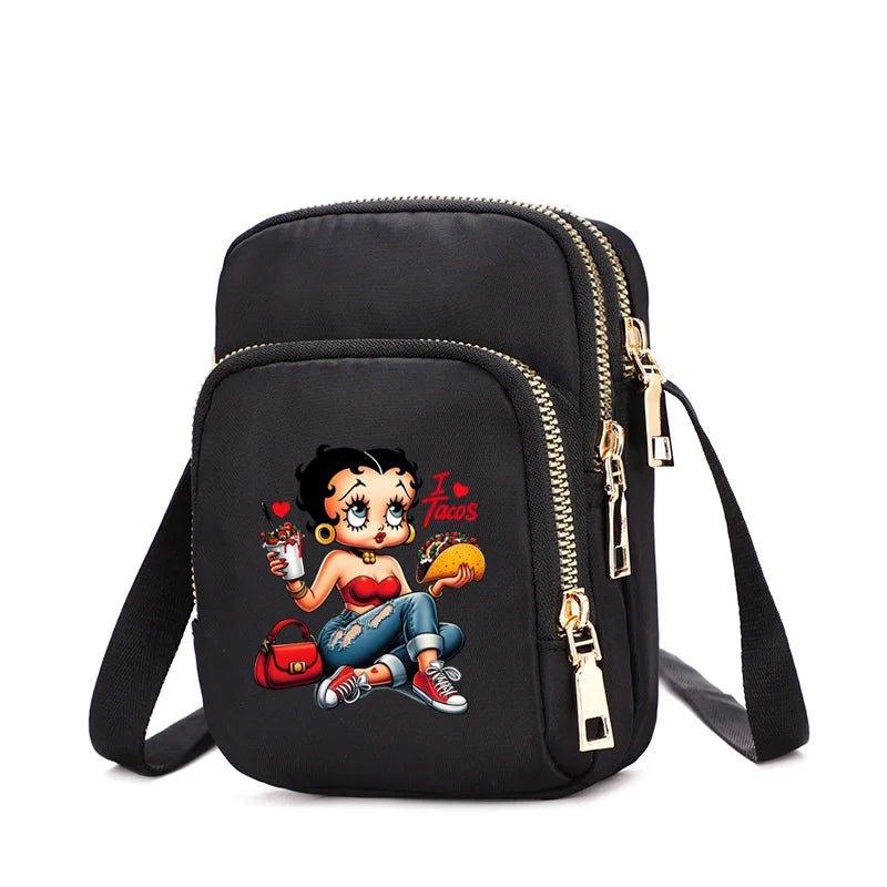 Disney Betties Women's Bags Handbag Causal Crossbody Bags Cell Phone Purse Women's Underarm Bag Female Crossbody Shoulder Bag - Mechano