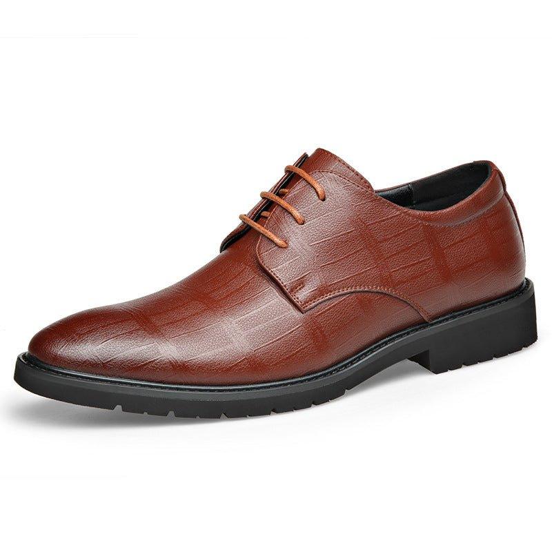 Genuine Leather Men's Formal Wear Plus Size Shoes - Mechano