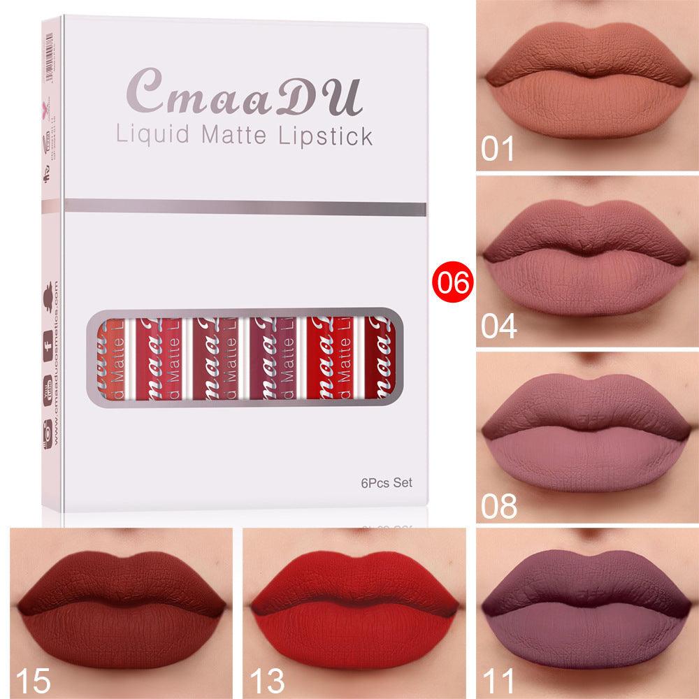 6 Boxes waterproof Lipstick