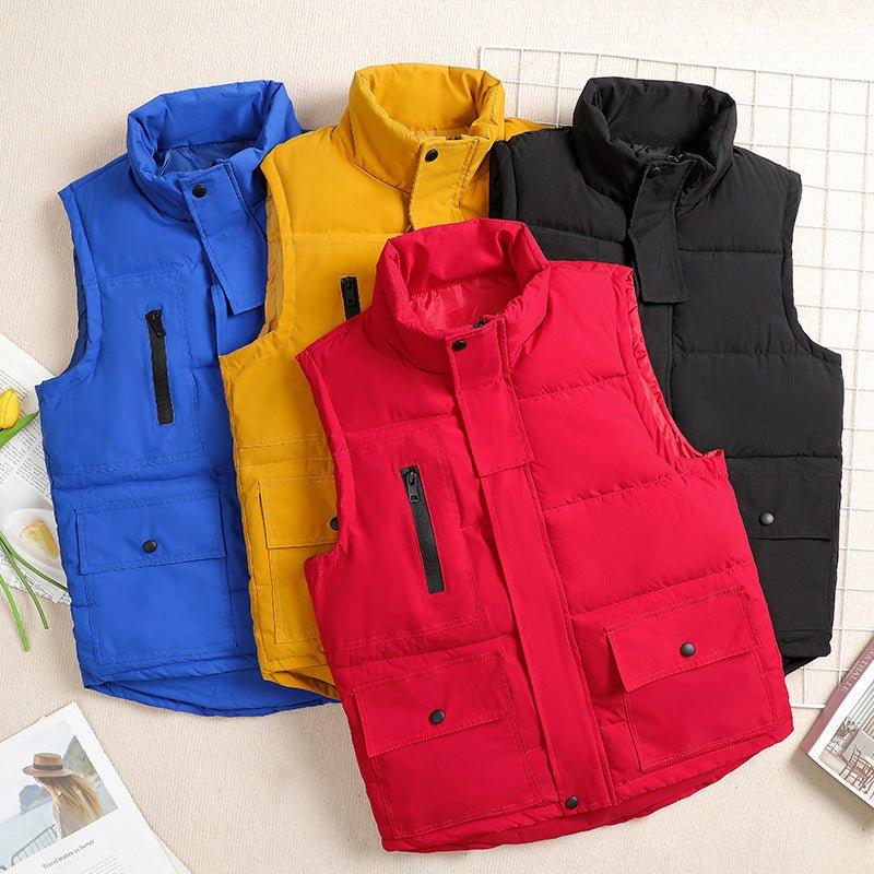 Down Cotton - padded Vest Autumn And Winter Men - Mechano