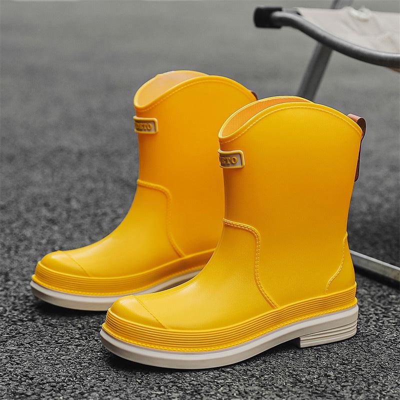 Fashionable Waterproof Shoes Rubber Boots