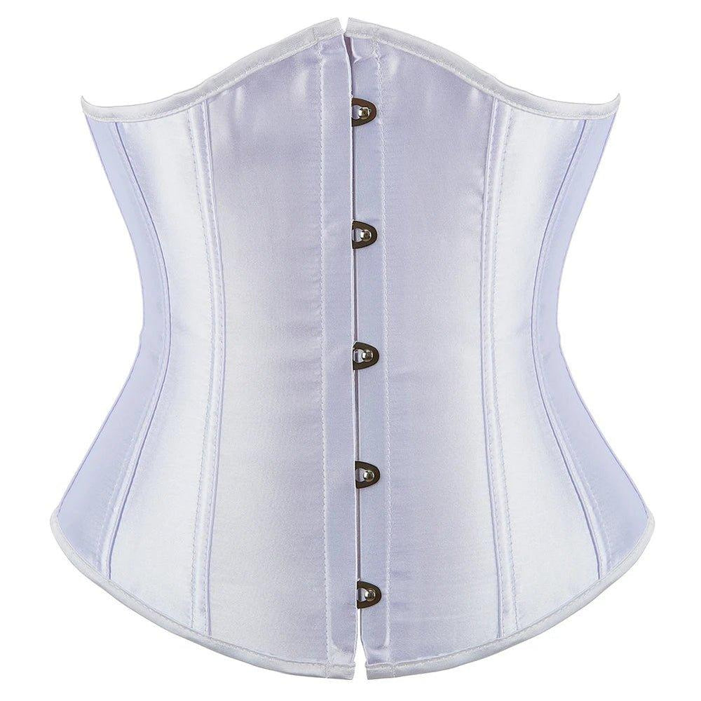 Gothic Underbust Corset Waist Cincher Bustier Top for Shaping and Support - Mechano